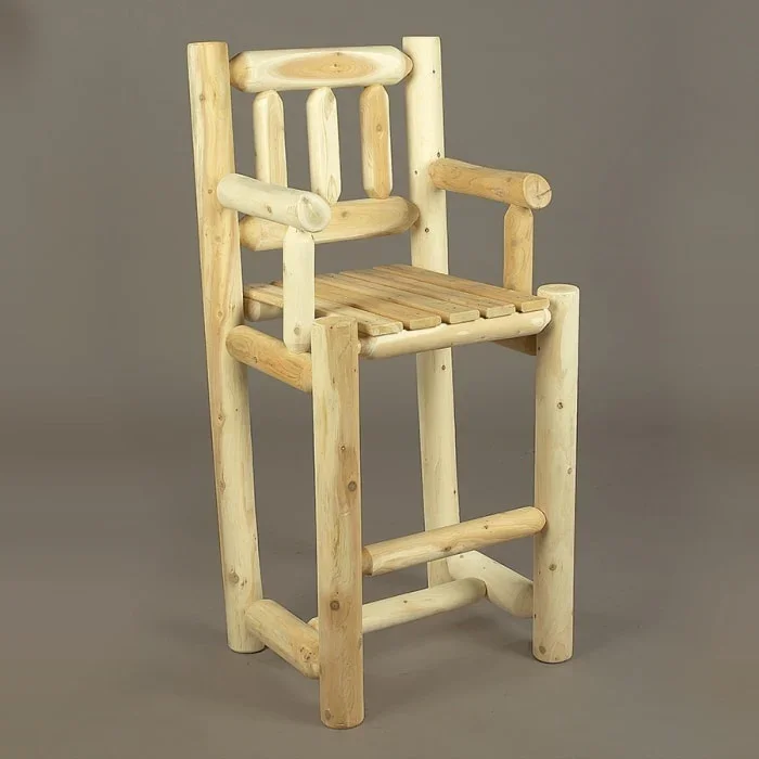 Cedar Log 5 Piece Bistro Set - Image 2