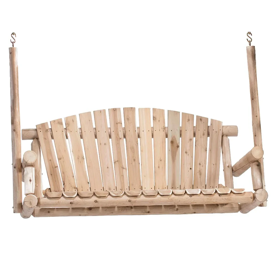 Cedar Log 5ft Porch Swing