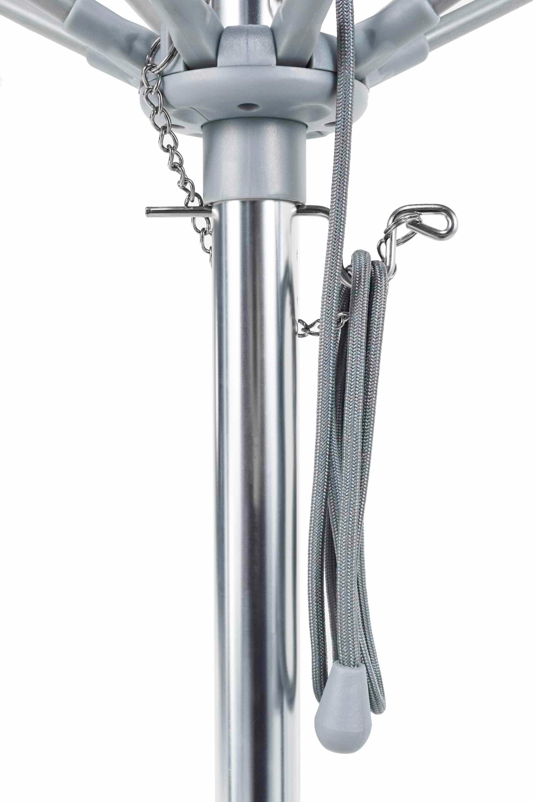 Frankford Monterey 7.5 ft Market Umbrella Fiberglass - NO Tilt - Square - Pulley Lift - Image 2