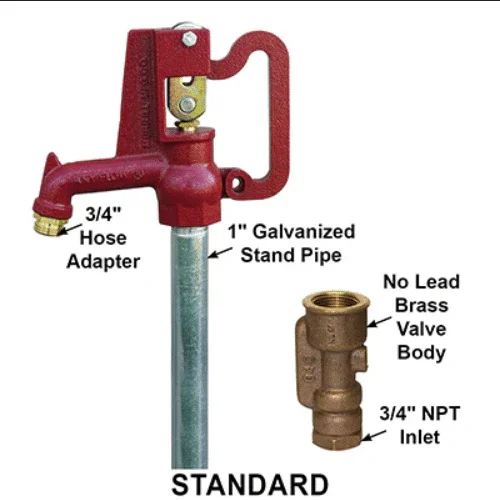 Merrill Frost Proof Hydrant AFNL7503 Any Flow® Frost-Proof Yard Hydrant - High Use - 3ft - Image 5