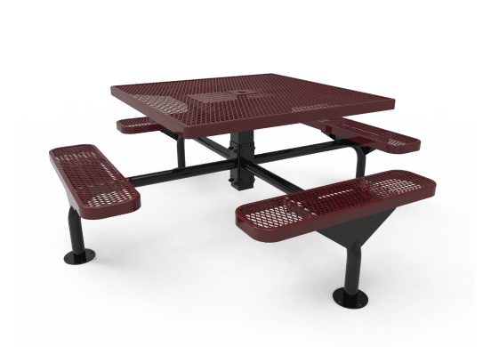Nexus Square Picnic Table - Thermoplastic Coating